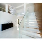 Modern Aluminium Glass Handrail With 8mm - 17.5mm Glass