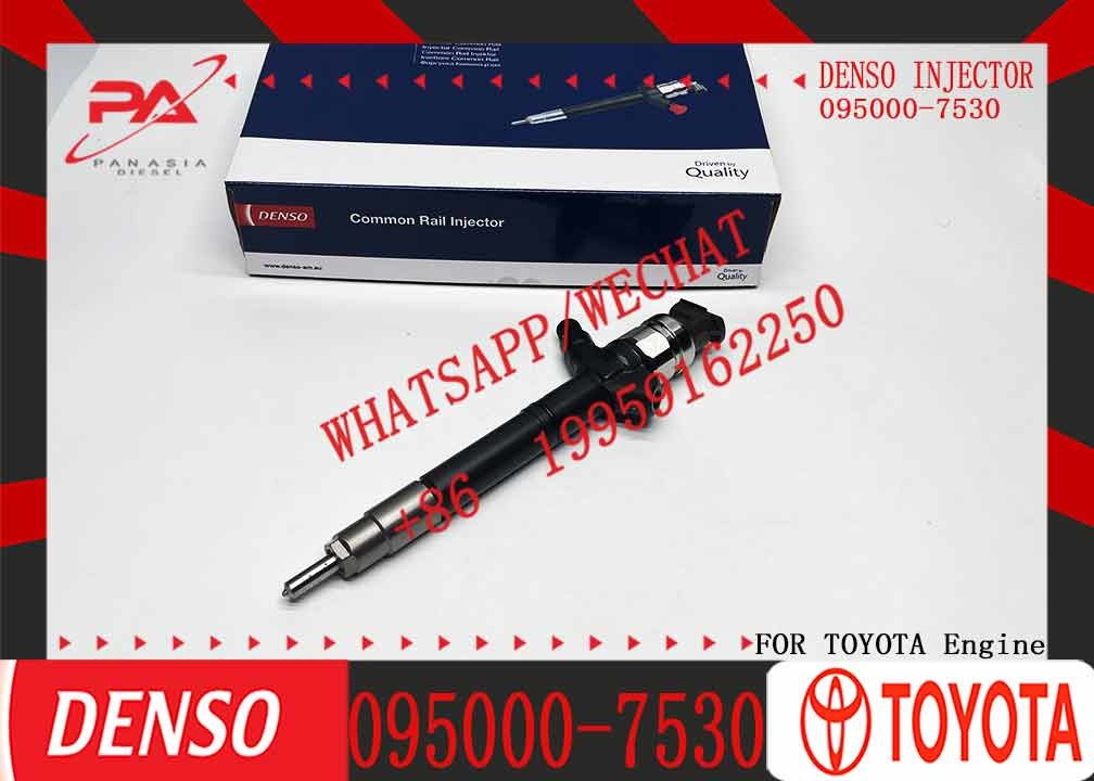 095000-7530 Genuine Diesel Common Rail Injector 0950007530 095000 7530 for toyota landcruiser 200 V8 1VD-FTV 4.5L