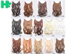 Fashionable Colorful Synthetic Clip In Hair Extensions High Temperament Hair For