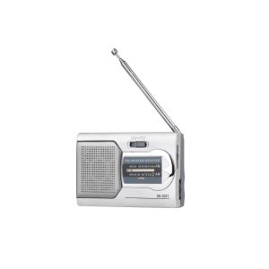 China Compact Pocket AM FM Radio Small Size And Plastic Body Two Batteries Power on sale