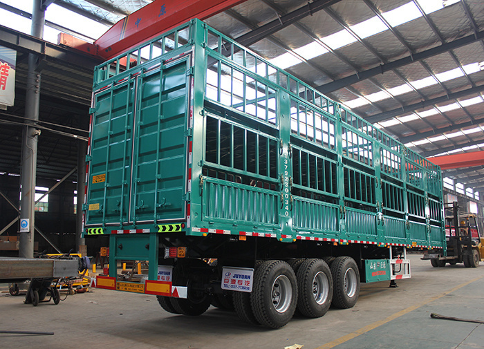 Relay Valve Wabco Livestock Semi-Trailer for Cow or Sheep in Chinese Agricultural Trailer