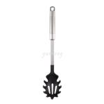 Kitchen tools utensils set with Nylon head Stainless steel handle fork ladle