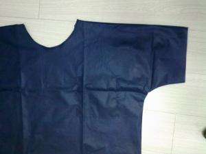 China Disposable non-woven PP SMS hospital clothing,sterile patient gown factory