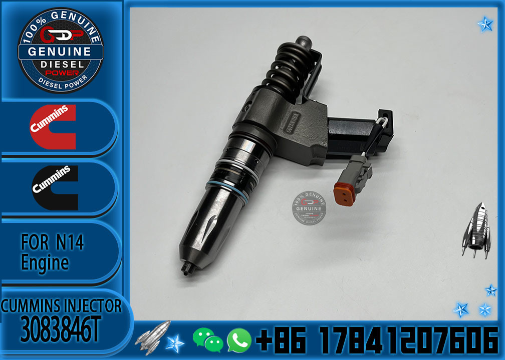 Common rail diesel fuel injector 3411767 3083846T for Cummins N14 engine