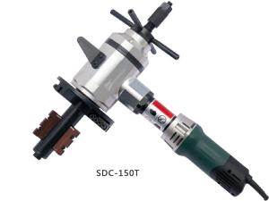 China OD 40mm Pneumatic Pipe Beveling Machine Portable Manual Feed factory