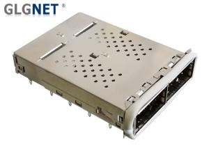 China 1x2 QSFP Cage Assembly factory
