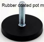 Hot sale dimension rubber coated strong permanent magnet factory