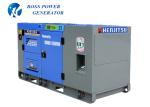 Blue Color Low Rpm Diesel Generator , Diesel Fuel Generator Steel Base Frame