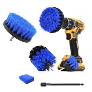 China Sustainable Car Cleaning 6Pcs Power Drill Brush Kit 9cm Medium Hard factory