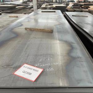 China Q235 - A - F Coated Carbon Steel Materials Sheet Plate 6m Length on sale