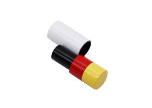 China Color Spraying Lipstick Tube 3.5g Magnet Aluminum Lip Balm Tubes factory
