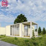 Zontop China Supplier Living Container House Mobile Prefab House Apartment Shop