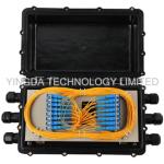 96 Core In - Line Fiber Optic 1x32 PLC Splitter Box , Fibre Optic Splice Closure