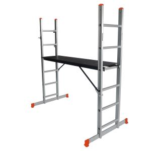 China Convenient Aluminum Scaffold Tower 2x6 Aluminium Scaffolding Ladder factory