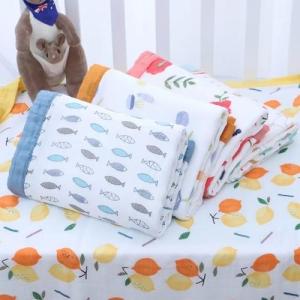 China Extra Large Muslin Baby Blankets Breathable Bamboo Cotton Seersucker factory