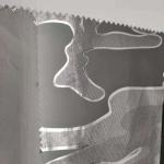 Silver Foiled Winter Jacket Fabric 160 Gsm 90DX90D 150CM Waterproof