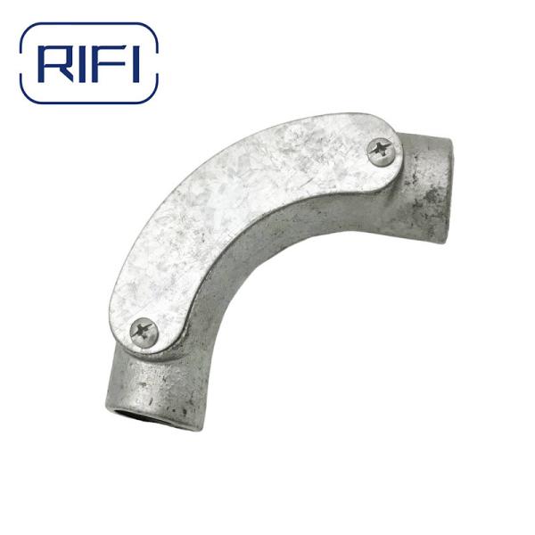 Malleable Iron GI Conduit Pipe Accessories Hot Dip Galvanized 20mm Inspection
