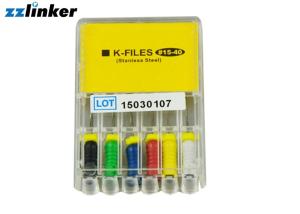China Portable Dental Endo Files , Root Canal Niti K Files Endodontics In Dentistry factory
