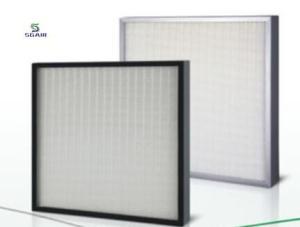 China High Efficiency Mini-Pleat HEPA Filter &amp; ULPA Filter Light-Weight Design factory