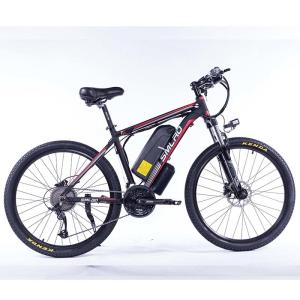 China LCD Display Portable Electric Bike , 21 Speed 26 Inch 350w E Bike Alloy Frame factory