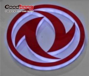 China Custom Electroplating Chrome acrylic ABS Car Logo, auto corporate sign factory