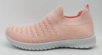 Flip On Breathable Womens Sports Running Shoes Flexible Flyknited