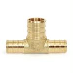 METAL Tubing Fitting Lead Free Copper Tee 3 Way Connector Square Durable