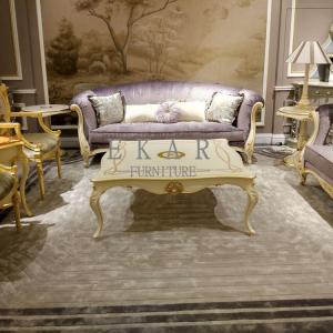 China Antique European Style Square Wooden Antique Coffee Table factory