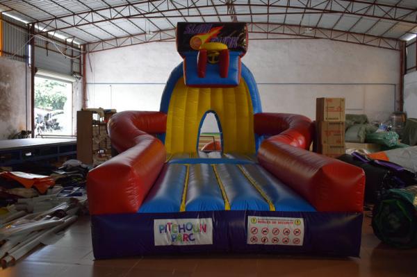 PVC Material Inflatable Sport Games , Exciting Slam Dunk Inflatable Basketball