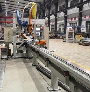 China CNC Light Pole Shut-Welding Machinee / Equipment CNCS360/10000 factory