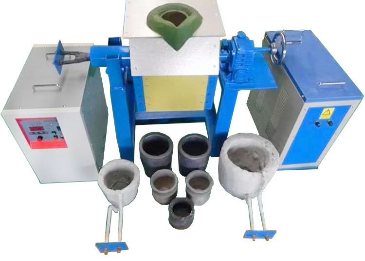 Melting Fast Medium Frequency Induction Furnace For Melting Scrap Gold Silver Copper And Other Metal