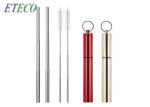 Dishwasher Safe Telescopic Stainless Steel Straws Cups Tumblers Bottles Suitable