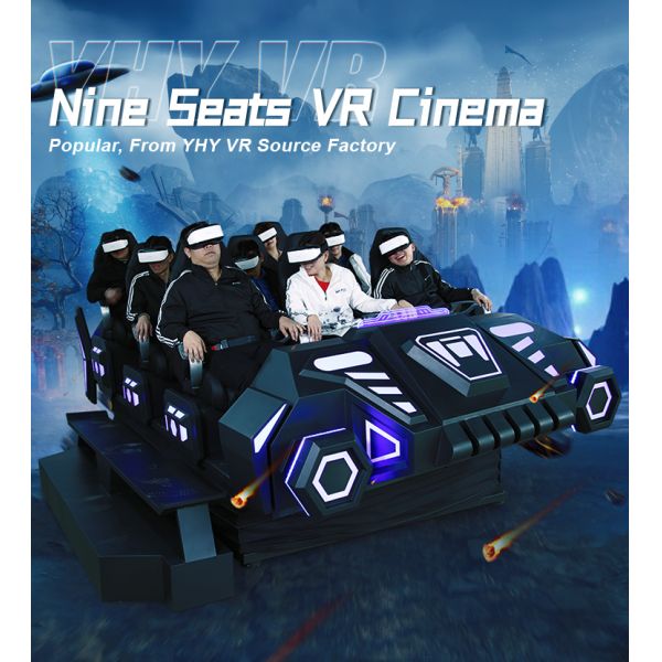 Amusement Park 9D Game Machine 9 Players VR Motion Platform Dynamic Theater Seats Virtaul Reality Cinema 9D