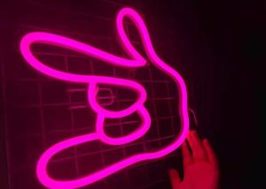 China Pink Palm Hazard Free AU Plug 6ft Wire Led Neon Signs factory