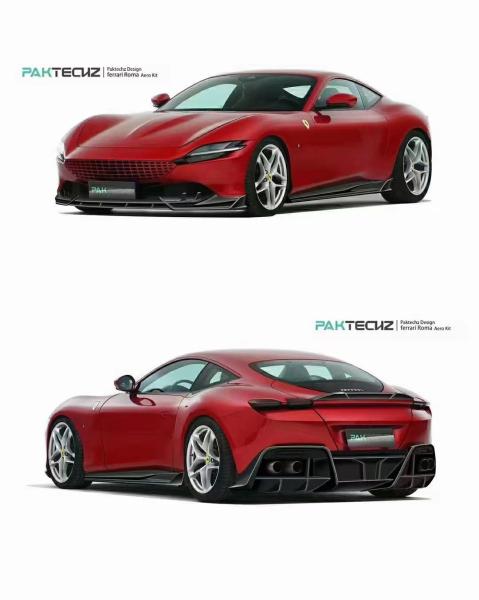 Dry Carbon Fiber for Ferrari ROMA Carbon Fiber Body KitROMA Carbon Fiber Front
