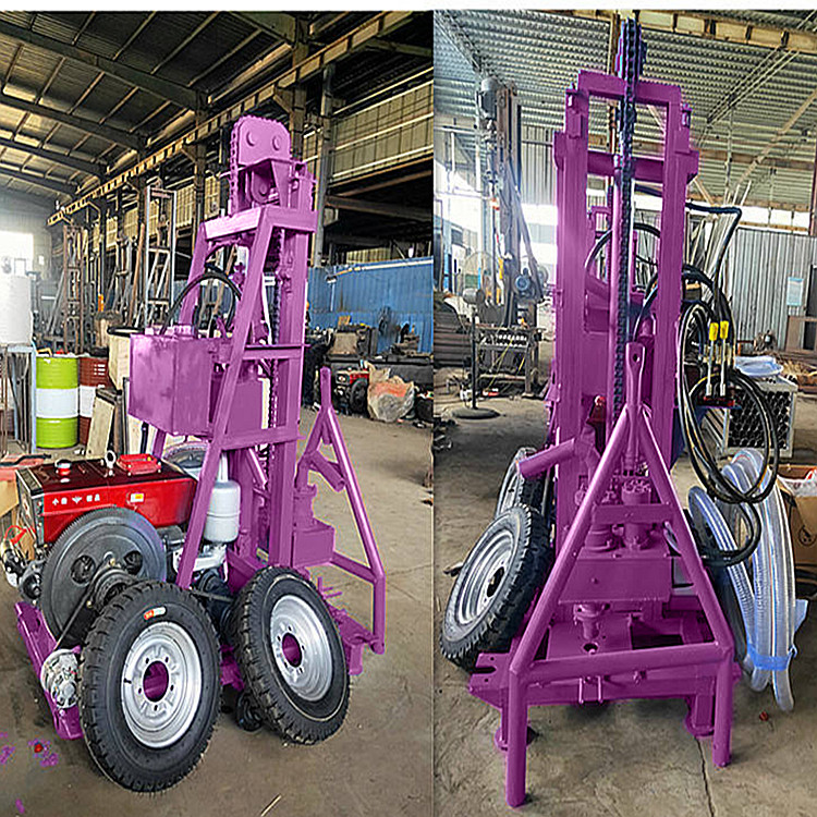 75-300mm Drilling Diameter Hydraulic Water Well Drilling Rig for Small Water Drilling Equipment