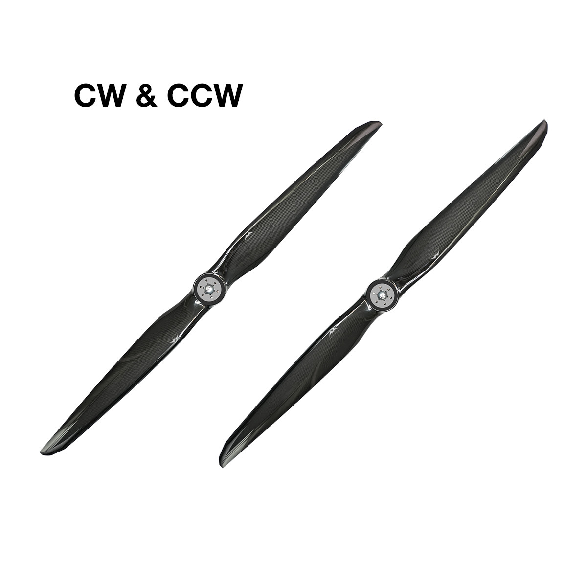 54 Inch Aerodynamic Profile Carbon Fiber Propeller For Multi Rotor Drone And Paramotor