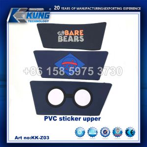 PVC Sticker Shoe Upper Pattern Waterproof For Slipper Making