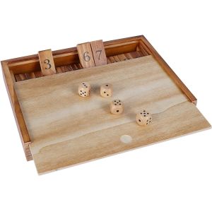 Newest Customized Classic Wood Dice Game with Numbers & Line Up 4 Game for Kids