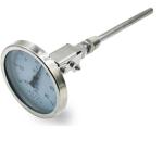 Back Install Bimetal Temperature Gauge WSS Water Thermometer