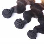 2017 Fashion 8A Grade Thick Hair Ombre 3 Color Body Wave Brazilian Remy Hair
