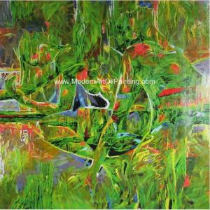 China Landscape Abstract Modern Art Oil Painting 100% Hand - Painted Gift For A Festival factory