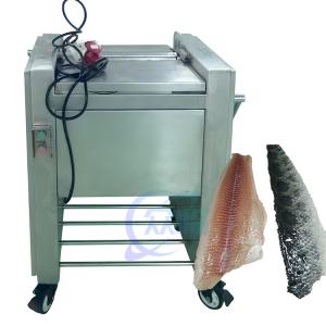 China Stainless Steel Fish Skin Peeler Machine , Practical Automatic Catfish Skinner factory