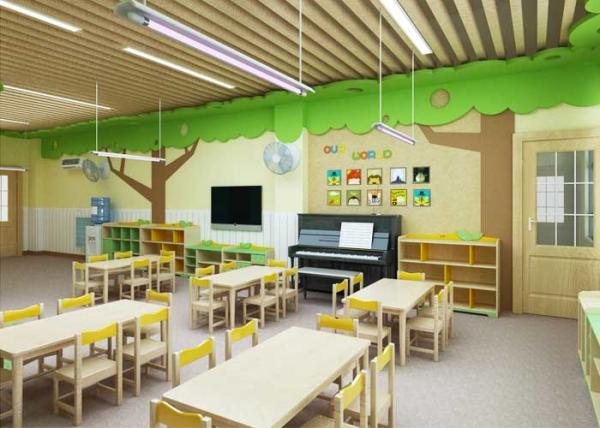 Practical Kindergarten Classroom Floor Plan Solid Durable Economical CE SGS
