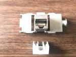 FTP Cat6 Punch Down Keystone Jack RJ45 180 Degree Metallic Color OEM / ODM