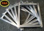 18-420 Mesh / Inch Silk Screen Aluminum Frame For Glass Printing Alkali