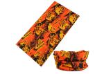 Microfiber Polyester UV Headwear 25*50 CM With Red Strawberry Logo