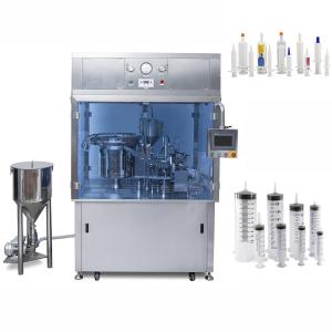 China Plastic paste gel packaging dispensing veterinary syringes filling and capping machine factory