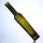 375ml Dark Green Olive Oil Glass Bottles Acid Etch Surface Handling and Tall