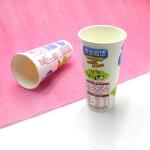 4oz 5oz Frozen Yogurt Paper Cups Ice Cream Foil Seal Lid Odorless